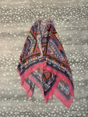 Woven Heart Poncho